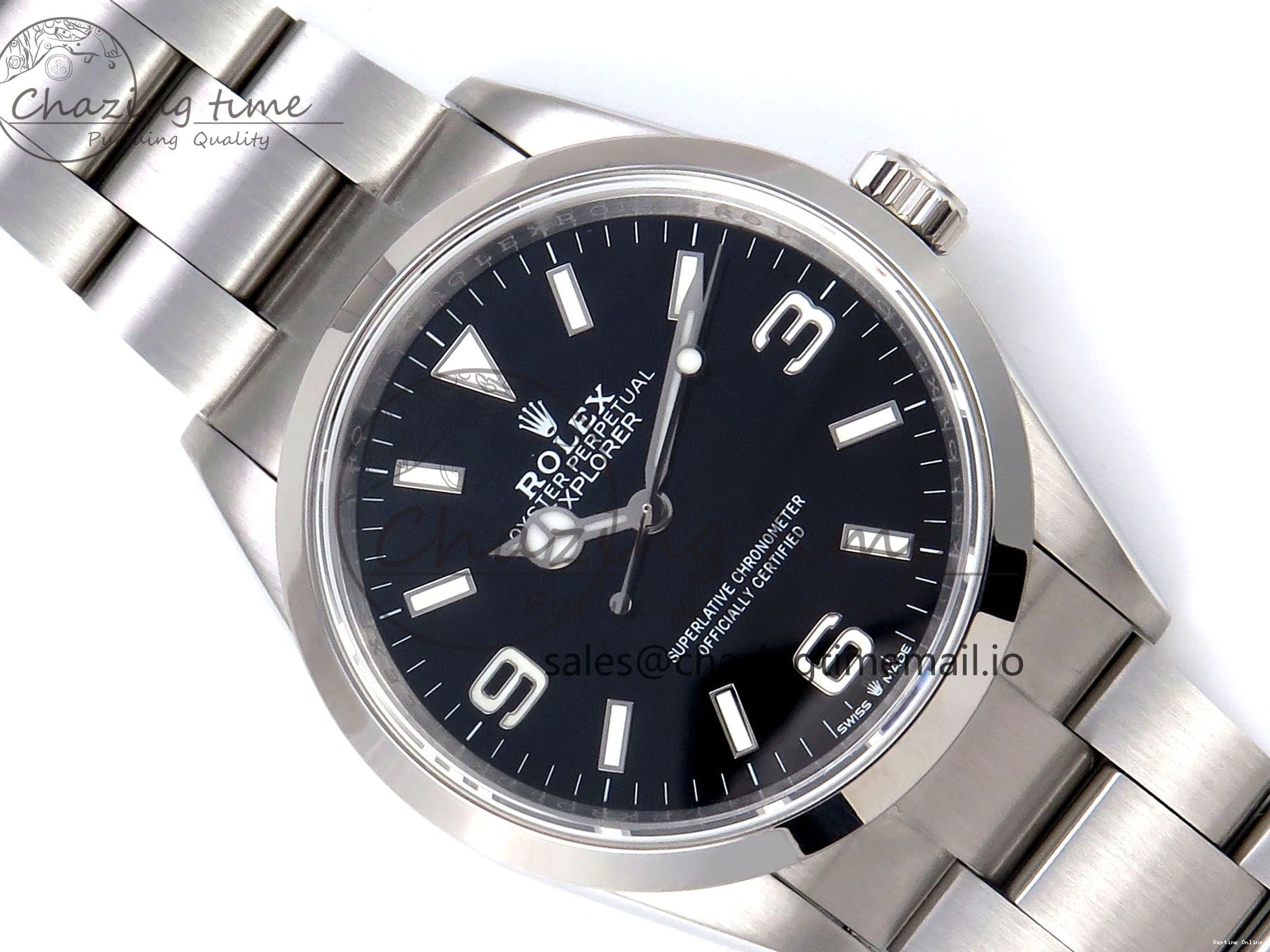 0122 Upgraded Explorer 36 904L Steel KRF 1:1 Best Edition Black Dial on SS Bracelet A2824 V 1179